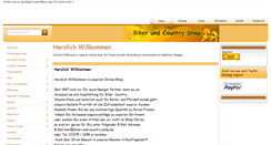 Desktop Screenshot of biker-und-country-shop.de
